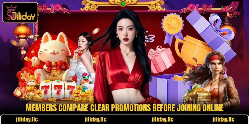 Members compare clear promotions before joining online