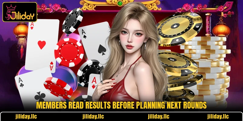 Members read results before planning next rounds