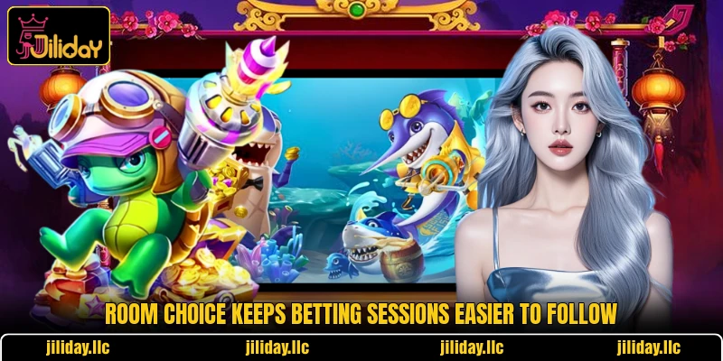 Room choice keeps betting sessions easier to follow