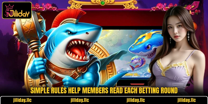 Simple rules help members read each betting round